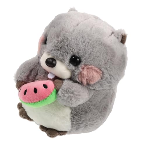 DIKACA Murmeltier-Puppe Erdmännchen Dekoration Erdmännchen Plüschtier Erdmännchen Stofftier Erdmännchen Geburtstagsgeschenk für Plüschtierspielzeug PP Baumwolle Grey von DIKACA