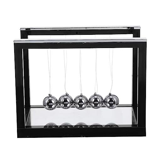 DIKACA Newton Schwingt Den Ball Physikalische Wiege Schreibtisch Gadgets Bewegungsspielzeug Balance Newton Pendelbälle Schwingende Bälle Schreibtisch Desktop DIKACA Newton Schwingt Den Ball Physikalische Wiege Schreibtisch Gadgets Bewegungsspielzeug Balance Newton Pendelbälle Schwingende Bälle Schreibtisch Desktop von DIKACA