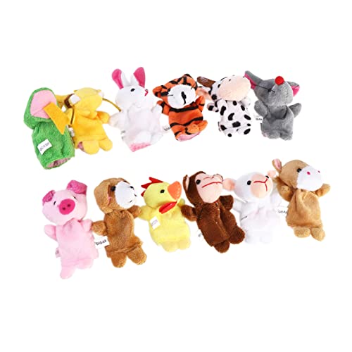 DIKACA 12 Entzückende Tier-fingerpuppen Zum Geschichtenerzählen. Verschleißfestes Spielzeug Für Jungen Und Mädchen. Leuchtende Farben Für Familienzeit Und Frühes Lernen. DIKACA 12 Entzückende Tier-fingerpuppen Zum Geschichtenerzählen. Verschleißfestes Spielzeug Für Jungen Und Mädchen. Leuchtende Farben Für Familienzeit Und Frühes Lernen. von DIKACA
