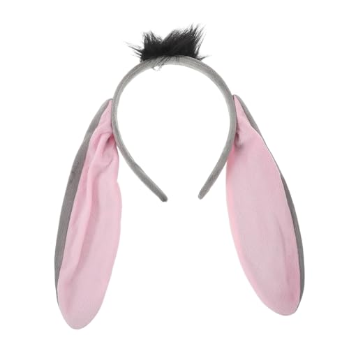 DIKACA Niedliches Eselohren Stirnband für Erwachsene und Lustiges Tierkostüm Zubehör Leichter Bequemer Kopfschmuck für Halloween Kostümparty Cosplay und Tier mottopartys DIKACA Niedliches Eselohren Stirnband für Erwachsene und Lustiges Tierkostüm Zubehör Leichter Bequemer Kopfschmuck für Halloween Kostümparty Cosplay und Tier mottopartys von DIKACA
