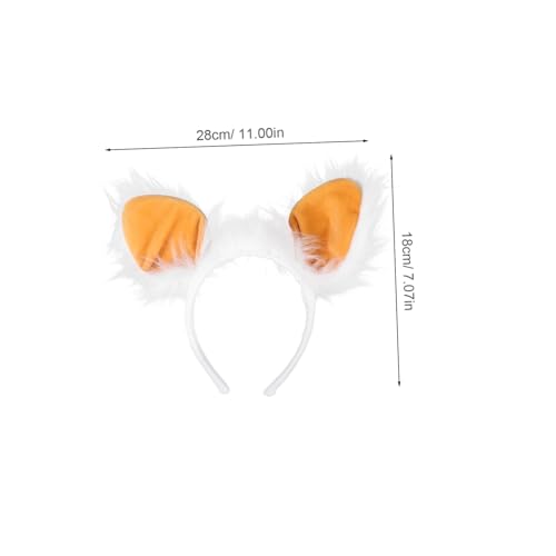 DIKACA Niedliches Schaf ohr haarreif aus Weichem Plüsch mit Schleife und Atmungsaktives Tierkostüm Accessoire für Cosplay Partys und Halloween Süße Cartoon tierdekoration DIKACA Niedliches Schaf ohr haarreif aus Weichem Plüsch mit Schleife und Atmungsaktives Tierkostüm Accessoire für Cosplay Partys und Halloween Süße Cartoon tierdekoration von DIKACA