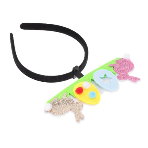 DIKACA Osterkopfschmuck Ostern-Stirnband für Kinder Frühlingsstirnbänder für Kinder Ostern-Kopfbedeckung Haarband Damen Geschenke deko Tier Requisiten bilden Hase Fräulein Feder von DIKACA