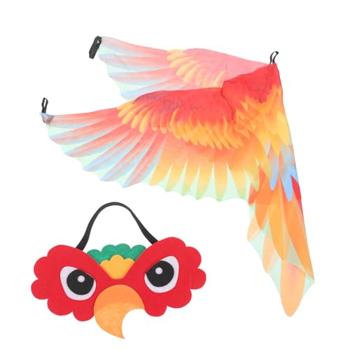 DIKACA Papageienkostüm mit Bunten Flügeln und Detaillierter Vogelmaske Atmungsaktiv und für Halloween Partys Verkleidungsspiele und Kreative Fotos Wiederverwendbar und Leicht Beweglich DIKACA Papageienkostüm mit Bunten Flügeln und Detaillierter Vogelmaske Atmungsaktiv und für Halloween Partys Verkleidungsspiele und Kreative Fotos Wiederverwendbar und Leicht Beweglich von DIKACA