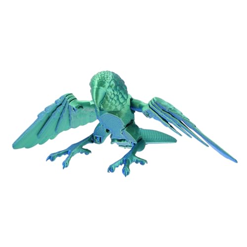 DIKACA Papageienmodell Gedruckt Flexibles Vogelspielzeug für Dekorative Figur für Bücherregal Sicheres Material Niedliches DIKACA Papageienmodell Gedruckt Flexibles Vogelspielzeug für Dekorative Figur für Bücherregal Sicheres Material Niedliches von DIKACA
