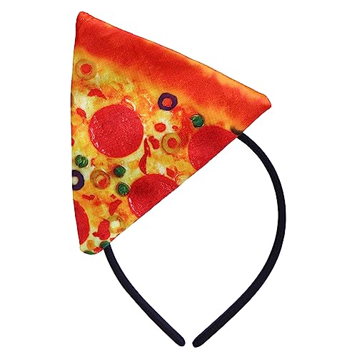 DIKACA Pizza Haarreif Halloween Kostümzubehör Lustiges Stirnband mit Haarschmuck für Karneval Party und Cosplay Geeignet für Damen DIKACA Pizza Haarreif Halloween Kostümzubehör Lustiges Stirnband mit Haarschmuck für Karneval Party und Cosplay Geeignet für Damen von DIKACA