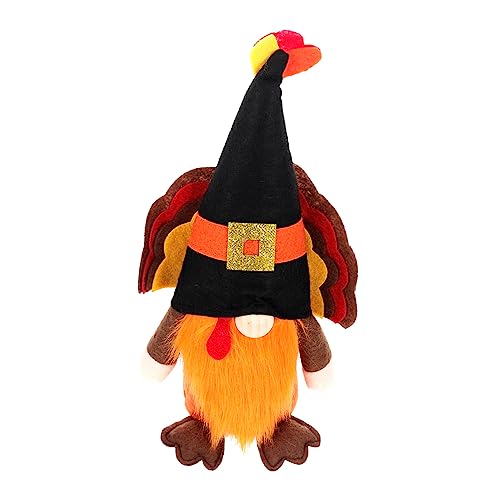 DIKACA Plüsch Dekoration Zwerge Ausgestopft Tiere Puppe Aufdecken Geburtstag Festivalzwerg Gnom Szenenlayout- Herbstzwerg Vlies von DIKACA