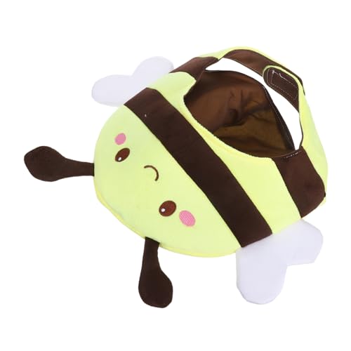 DIKACA Plüsch Honigbiene Kopfstück Cartoon Bienenhut Kuscheliges Kostüm Halloween Weihnachten Party Foto Requisite Bühnenauftritt DIKACA Plüsch Honigbiene Kopfstück Cartoon Bienenhut Kuscheliges Kostüm Halloween Weihnachten Party Foto Requisite Bühnenauftritt von DIKACA