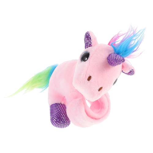 DIKACA Spielzeuge Plüsch Slap Armband Einhorn Partygeschenk Einhorn Plüsch Partyzubehör Weiches Plüschspielzeug Slap Armbänder Für Kinder Plüsch Slap Band Stofftier Spielzeug Geschenke von DIKACA