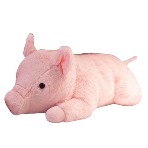 DIKACA Plüsch Spielzeugfell Tiermodell Cartoon Tier Ornament Haushalt Schweindekoration von DIKACA
