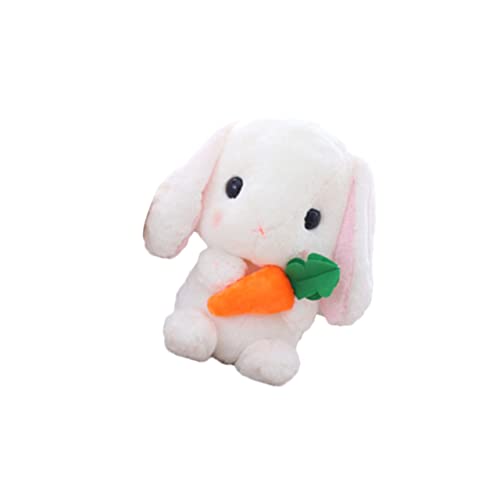 DIKACA Puppenspielzeug Puppen Für Mädchen Plüschtier Plüsch-Kaninchen-Spielzeug Plüschpuppe Spielzeug Für Mädchen Geschenk Für Mädchen Puppengeschenk Zu Ostern Japan Weiß Kind Hase von DIKACA