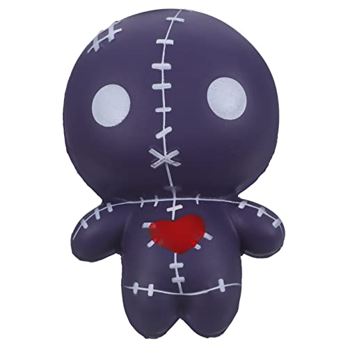 DIKACA Puppe Squeeze- Stress Puppe Quetschspielzeug kleine gruselige Puppe Stresspuppe kleine Spukpuppe Umweltfreundliches PU-Material aus Polyurethanschaum Coffee von DIKACA