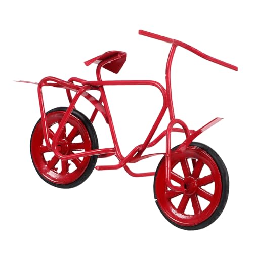DIKACA Puppenhaus Fahrrad Einhorn Miniatur Puppenstubenmöbel Mini- Puppenhaus-bausatz Dekoration Lebensmittel Kleines Fahrrad Fahrradmodell Handwerk Rot Eisen DIKACA Puppenhaus Fahrrad Einhorn Miniatur Puppenstubenmöbel Mini- Puppenhaus-bausatz Dekoration Lebensmittel Kleines Fahrrad Fahrradmodell Handwerk Rot Eisen von DIKACA