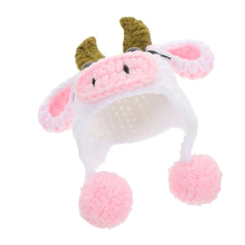 DIKACA Strickmütze Für Puppen Kuhmütze Handarbeit Modisches Accessoire DIKACA Strickmütze Für Puppen Kuhmütze Handarbeit Modisches Accessoire von DIKACA
