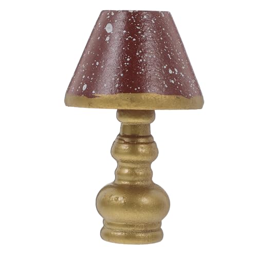 DIKACA Puppenstuben-tischlampe Puppenhausverzierung Miniatur-Dinge Miniaturmöbel Und Accessoires Lampenmodell Im Maßstab 1:12 Mini-schreibtischlampen-Ornament Zum Basteln Rot Hölzern DIKACA Puppenstuben-tischlampe Puppenhausverzierung Miniatur-Dinge Miniaturmöbel Und Accessoires Lampenmodell Im Maßstab 1:12 Mini-schreibtischlampen-Ornament Zum Basteln Rot Hölzern von DIKACA