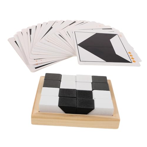 DIKACA Puzzle Holzspielzeug für Interaktives Blockrätsel Kreativität und Logischem Pädagogisches Lernspielzeug für Jungen und Jahre von DIKACA