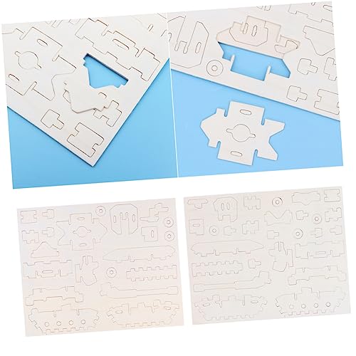 DIKACA Rätsel Spielzeuge Puzzles Aus Holz Holzspielzeug Hölzern Geschenk 3D Bambus von DIKACA