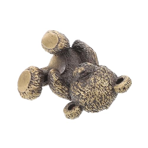 DIKACA Retro -messingbären Figur Miniatur -tierskulptur Für Schreibtisch Ornamente Tee Haustier Sammler Wohndekorationen DIKACA Retro -messingbären Figur Miniatur -tierskulptur Für Schreibtisch Ornamente Tee Haustier Sammler Wohndekorationen von DIKACA