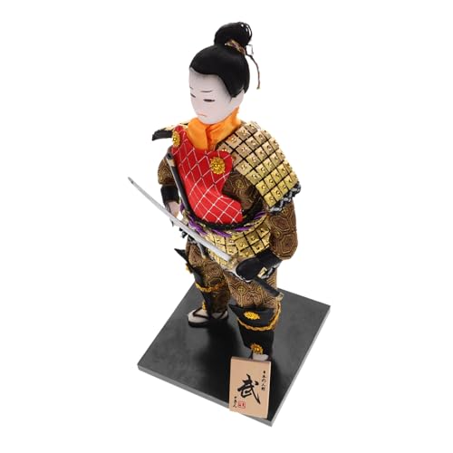 DIKACA Samurai Ninja Puppe Japanische Sammlerfiguren Aus Realistischer Samurai Figur Dekorative Samurai Skulptur Samurai Modell Japanische Puppe Samurai Puppe Figur Dekoration von DIKACA