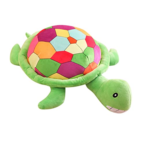 DIKACA Schildkrötenpuppe Cartoon Stofftier Kreative Puppe Cartoon Wurfkissen Tier Wurfkissen Stoffpuppe Kuscheliges Flauschiges Gemütliches Wurfkissen Geburtstagsgeschenk von DIKACA