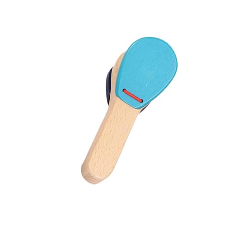 DIKACA Schlaginstrumente Kinderspielzeug Musikinstrument Handklöppel Blau Holz von DIKACA