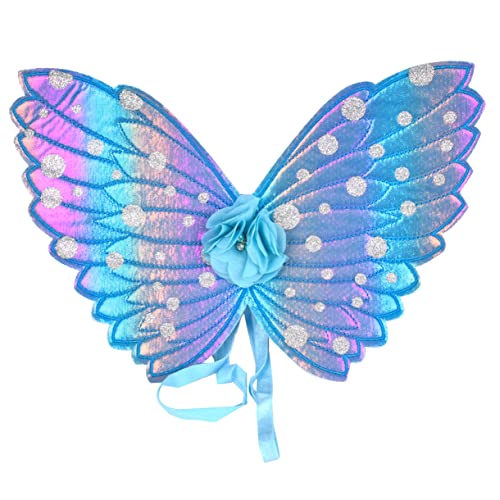 DIKACA Schmetterlingsflügel für Kinderkostüm Feenflügel Kleid Mädchen Engelsflügel Kostümflügel Cosplay-Flügel Partykostüm Flügel -Performance-Flügel Stoff Blue DIKACA Schmetterlingsflügel für Kinderkostüm Feenflügel Kleid Mädchen Engelsflügel Kostümflügel Cosplay-Flügel Partykostüm Flügel -Performance-Flügel Stoff Blue von DIKACA