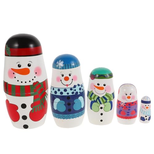 DIKACA Schneemann-Matroschka Puppe Figuren Dekoration Weihnachten Kind Lebkuchen-Stofftier Schneemann -Figur Russische nistende Ente Becher Nussknacker-Pyjama Elf Ghibli hölzern DIKACA Schneemann-Matroschka Puppe Figuren Dekoration Weihnachten Kind Lebkuchen-Stofftier Schneemann -Figur Russische nistende Ente Becher Nussknacker-Pyjama Elf Ghibli hölzern von DIKACA