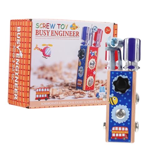 DIKACA Schraube entwicklung kindliche entwicklung spielsachen kinderspielzeuge Construction Toys Schraubenspielzeug aus Massivholz drehendes Nussspielzeug Plastik DIKACA Schraube entwicklung kindliche entwicklung spielsachen kinderspielzeuge Construction Toys Schraubenspielzeug aus Massivholz drehendes Nussspielzeug Plastik von DIKACA