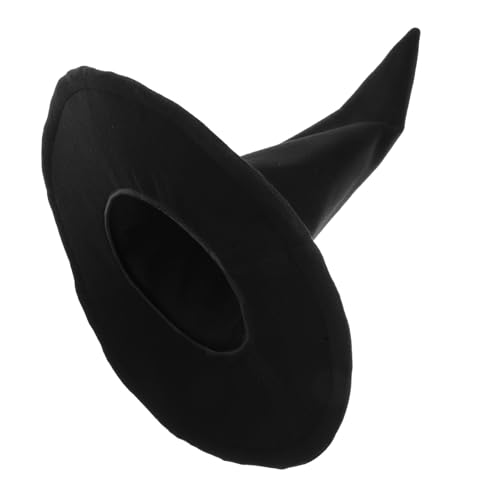 DIKACA Schwarzer Hexenhut aus Doppelseitigem Velours mit Formstabiler Spitze Stilvolles Halloween-cosplay-accessoire für Hexen Zaubererkostüme für Halloween- Weihnachts Maskenpartys DIKACA Schwarzer Hexenhut aus Doppelseitigem Velours mit Formstabiler Spitze Stilvolles Halloween-cosplay-accessoire für Hexen Zaubererkostüme für Halloween- Weihnachts Maskenpartys von DIKACA