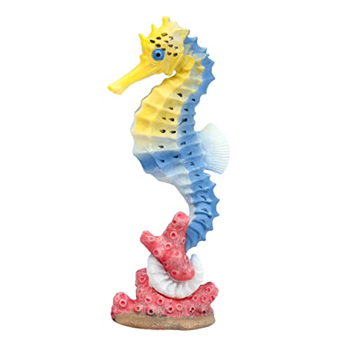 DIKACA Seepferdchen Modell Ornament Tier Mini Kinderspielzeug Für Kleinkinder Lernspielzeug Pädagogisches Seepferdchen Figur Simulationsspielzeug Heimdekoration Kunststoff von DIKACA
