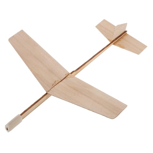 DIKACA Segelflugzeug Schwerkraftgleiter Segelflugzeug Kleines Flugzeugmodell Für Flugzeugmodellbausätze Flugzeugmodelle Für Erwachsene Segelflugzeug Khaki Holz von DIKACA