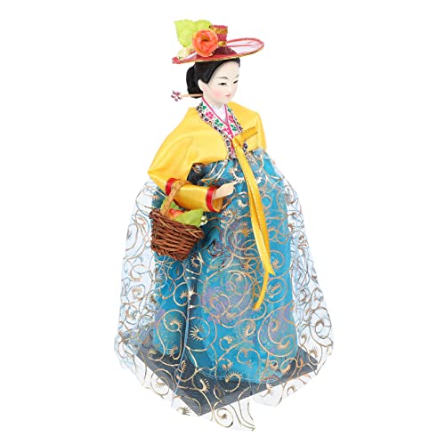 DIKACA Seidenpuppe Aus Figur Winzig Groß Realistisch Kleid Koreanische Souvenirs Traditionell Hanbok-Dekoration Traditionelle Koreanische Puppen Südkorea- Yellow DIKACA Seidenpuppe Aus Figur Winzig Groß Realistisch Kleid Koreanische Souvenirs Traditionell Hanbok-Dekoration Traditionelle Koreanische Puppen Südkorea- Yellow von DIKACA