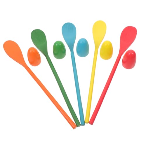DIKACA Lernspielzeug Für Kinder 1 Set Balance-löffel-Spielzeug Aus Abs-Kunststoff Interaktives Lustiges Spielzeug Für Kleinkinder von DIKACA