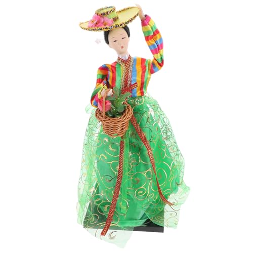 DIKACA Silk Man Puppenzubehör klein realistisch Zahlen Figuren hübsche koreanische Puppen koreanische männliche Puppe traditionelle schwedische Puppen Koreanische Wohnkultur Seidentuch von DIKACA