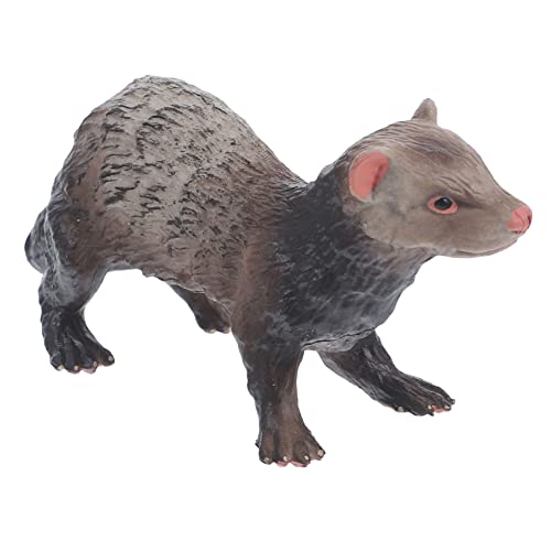 DIKACA Simulation Tierfiguren Modell Kinder Lernspielzeug Wildtiere Tierspielzeug Kunststoff Frettchen Statue Pädagogisches DIKACA Simulation Tierfiguren Modell Kinder Lernspielzeug Wildtiere Tierspielzeug Kunststoff Frettchen Statue Pädagogisches von DIKACA