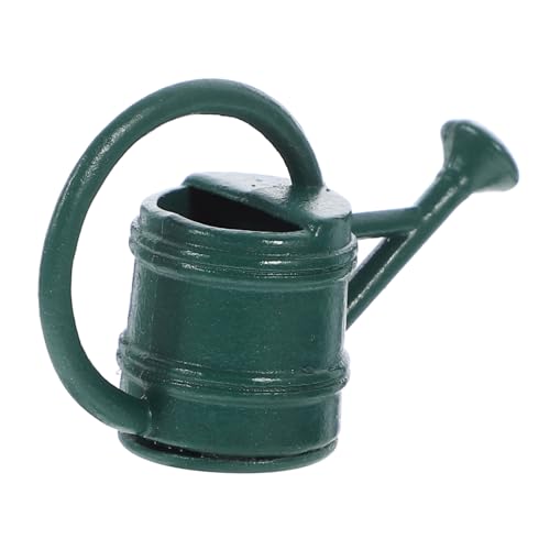 DIKACA Simulation Gartengeräte Wasser Gefälschte Kleine Mini Indoor Puppenhaus Zubehör Micro Wasserkocher Prop Wasserkocher Puppenhaus Puppenhaus Wasserkocher Eisen Grün von DIKACA