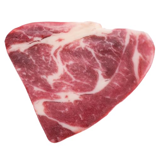 DIKACA Simulationsrindfleischmodell Requisite für gefälschtes Fleisch in der Küche dekoratives Lebensmittelmodell gefälschte Fleischdekoration PVC DIKACA Simulationsrindfleischmodell Requisite für gefälschtes Fleisch in der Küche dekoratives Lebensmittelmodell gefälschte Fleischdekoration PVC von DIKACA