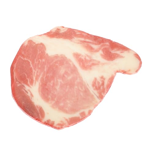 DIKACA Simulationsrindfleischmodell gekochtes Rindfleischmodell gefälschte Steaks für kinderspielzeug künstliches Lebensmittelmodell Fake-Fleisch-Modell PVC-Material rot DIKACA Simulationsrindfleischmodell gekochtes Rindfleischmodell gefälschte Steaks für kinderspielzeug künstliches Lebensmittelmodell Fake-Fleisch-Modell PVC-Material rot von DIKACA