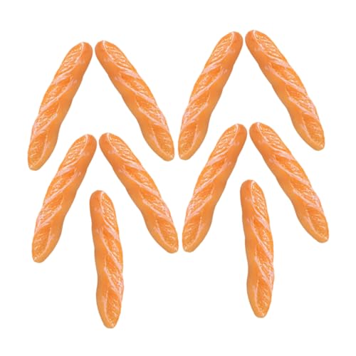 DIKACA Simulierte Baguette Modelle Miniatur Brot Dekorationen Für Puppenhäuser Fotorequisiten Und Kreative Bastelprojekte Realistische Kunsthandwerk Brotmodelle von DIKACA