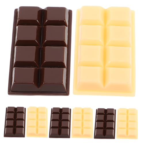 DIKACA Simulierte Schokoladen Modelle Dekorative Schokoladen Requisiten Für Puppenhäuser Und Resin Faux Chocolate Deko Für Kreative Bastelprojekte DIKACA Simulierte Schokoladen Modelle Dekorative Schokoladen Requisiten Für Puppenhäuser Und Resin Faux Chocolate Deko Für Kreative Bastelprojekte von DIKACA