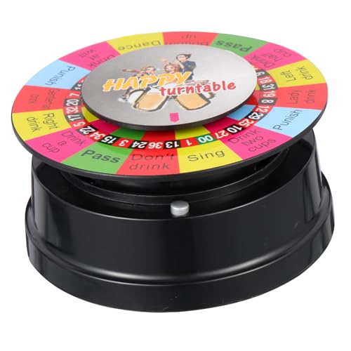 DIKACA Spiel Plattenspieler Flasche elektrisches Brettspiel Weinspender unterhaltungsspiele trinkspiele für Erwachsene plattenheber Schachbrett Partyzubehör Spielrotation für Bar Plastik DIKACA Spiel Plattenspieler Flasche elektrisches Brettspiel Weinspender unterhaltungsspiele trinkspiele für Erwachsene plattenheber Schachbrett Partyzubehör Spielrotation für Bar Plastik von DIKACA
