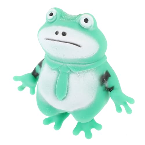 DIKACA Spielzeuge Spielzeug Zum Stressabbau Squeeze Balls Toy Animal Fidget Toys Quetschtierspielzeug Slow Rising Toys Holzschilder Neugeborene Matschiger Frosch Prise Musik Karikatur von DIKACA