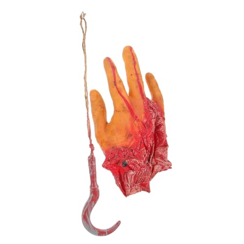 DIKACA Spukhaus Accessoire Halloween Requisite mit Getrennter Hand Gebrochene Handstütze mit Haken Halloween Blutige Simulierte Gebrochene Handdekorationen Halloween Dekorationen DIKACA Spukhaus Accessoire Halloween Requisite mit Getrennter Hand Gebrochene Handstütze mit Haken Halloween Blutige Simulierte Gebrochene Handdekorationen Halloween Dekorationen von DIKACA