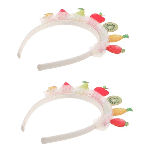 DIKACA Stirnband Früchte Serie mit Pailletten Mesh Spitzen Haarband Leicht Bequem für Party Aufführung Alltag Haarschmuck Ananas Design DIKACA Stirnband Früchte Serie mit Pailletten Mesh Spitzen Haarband Leicht Bequem für Party Aufführung Alltag Haarschmuck Ananas Design von DIKACA