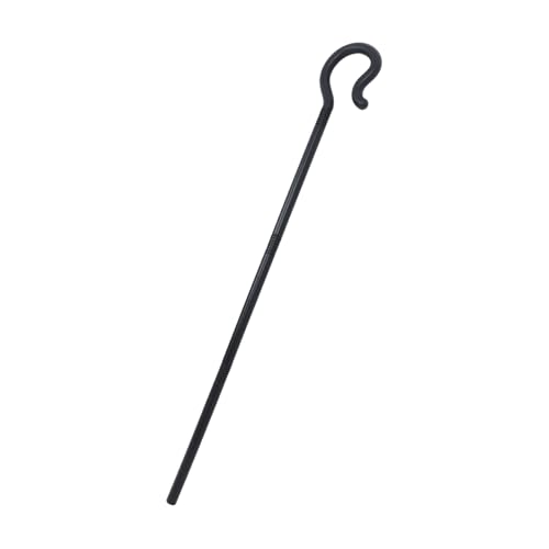 DIKACA Stock Verkleiden Sie Halloween- Rohrstütze Halloween-Cosplay-zubehör Halloween-anziehstütze Rohrdekor Party-Cosplay-krücke Halloween Cane Tanzrohrkrücke Black Plastik von DIKACA