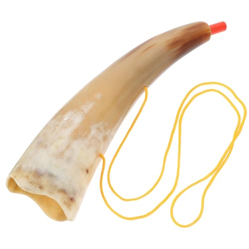 DIKACA Halloween Cosplay Zubehör Wikingerhorn Leichtes Piratenhorn Requisit Für Auftritte Zufällige Farbe von DIKACA