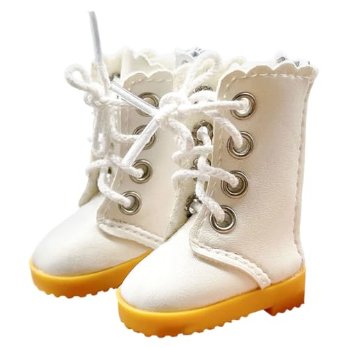 DIKACA Stylische High Top Puppenstiefel Für Bjd Puppen Bezaubernde Weiße Schuhe Für Puppen Enthusiasten Zubehör Für Kreatives Und Fantasievolles Ankleiden DIKACA Stylische High Top Puppenstiefel Für Bjd Puppen Bezaubernde Weiße Schuhe Für Puppen Enthusiasten Zubehör Für Kreatives Und Fantasievolles Ankleiden von DIKACA