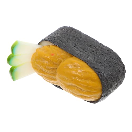 DIKACA Sushi-Modell Gefälschtes Sushi Sushi-algen Sushi-geburtstagsdekorationen Desktop-Dekoration Sushi-simulationsmodell Dekoratives Modell Sushi- Sushi-Ornament PVC von DIKACA