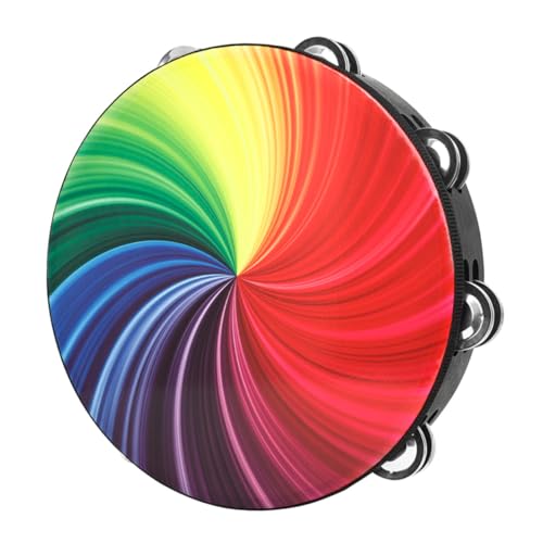 DIKACA Tambourin Handtrommel Tamburine Für Erwachsene Tamburin Für Erwachsene Musikinstrumente Musikinstrument- Percussion-Musikinstrument Trommelfell Aus Polyester DIKACA Tambourin Handtrommel Tamburine Für Erwachsene Tamburin Für Erwachsene Musikinstrumente Musikinstrument- Percussion-Musikinstrument Trommelfell Aus Polyester von DIKACA