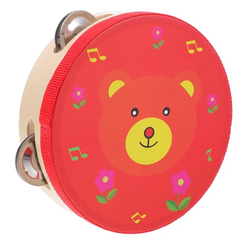 DIKACA Tamburine Kinder Tamburin Tamburin Handglocke Große Hölzerne Bären Tamburin Musikalisches Party Tamburin Jubelndes Tamburin Trommel mit Zweireihiger Baby Jingle Handtrommelglocken DIKACA Tamburine Kinder Tamburin Tamburin Handglocke Große Hölzerne Bären Tamburin Musikalisches Party Tamburin Jubelndes Tamburin Trommel mit Zweireihiger Baby Jingle Handtrommelglocken von DIKACA