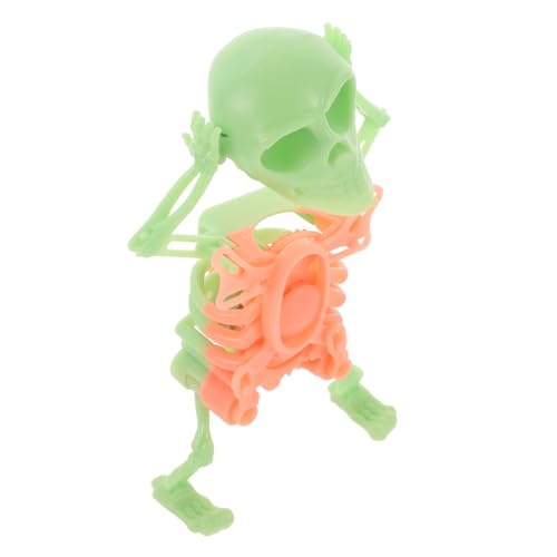 DIKACA Tanzendes Skelett Mann Solarbetriebenes Tanzendes Skelett Halloween Tanzendes Skelett Halloween Requisiten Tanzende Skelette Solar Tanzende Figuren Dehnbare Skelette Kunststoff von DIKACA